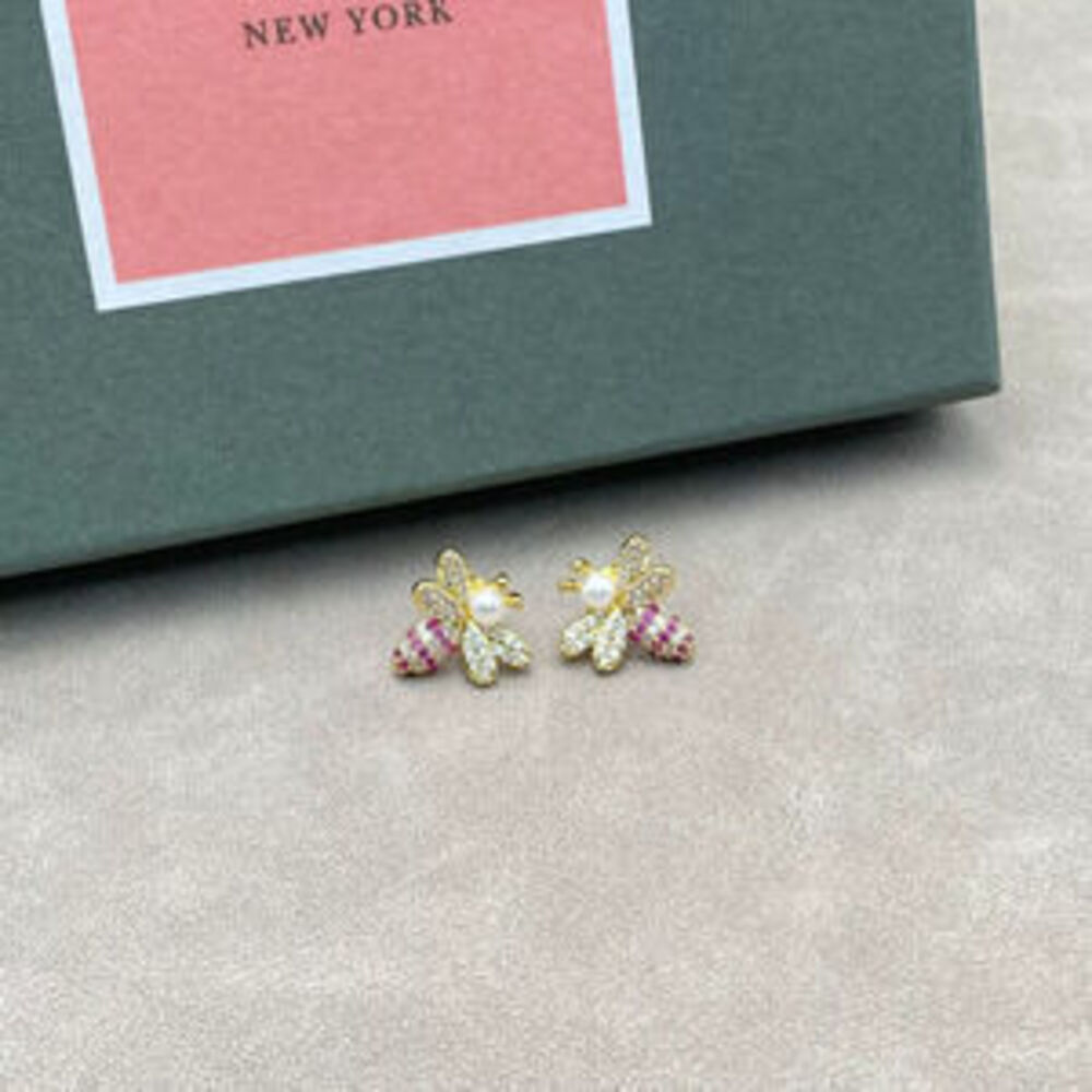 kate spade Pearl Zircon Design Earrings - Picture 3 of 5